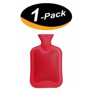 (1 Pack) 2000ML Hot Water Bottle Thick Rubber Bag Warmer Heat - Assorted color